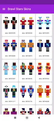 BrawlStars Skins for Minecraft android App screenshot 5